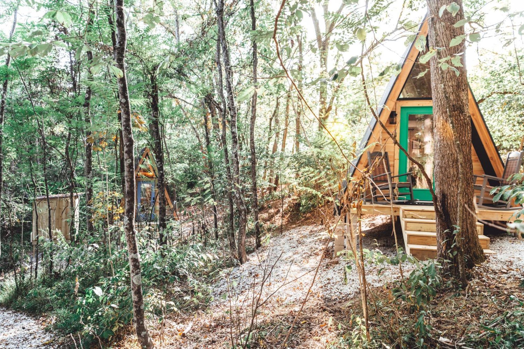 Apartment Blue Brambler Glamping A-frame Rockbridge
